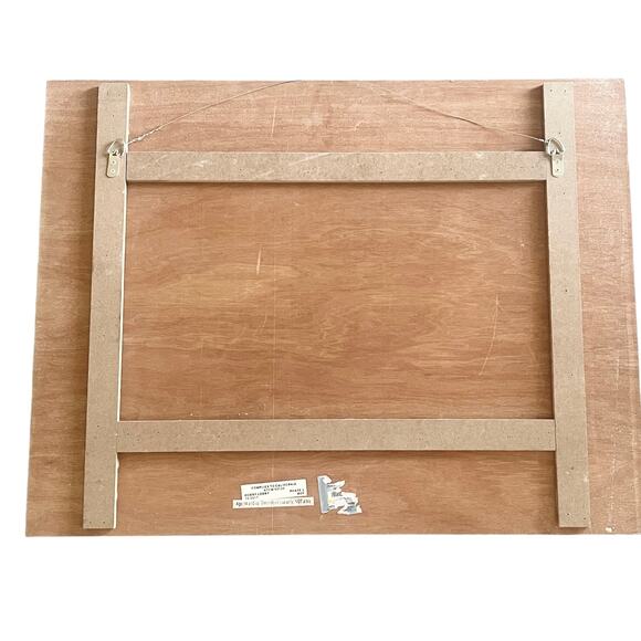 Horse ART Wall Hanging 3D Wood Fence Gate On Wooden Slats Religious Christ 36x22 - Picture 5 of 8